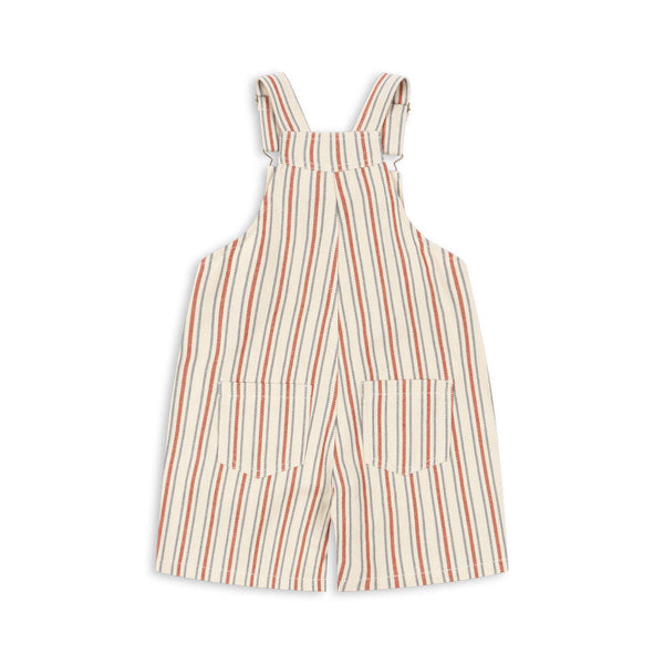 Frankie Cotton Twill Stripe Dungarees (Stripe Winds)