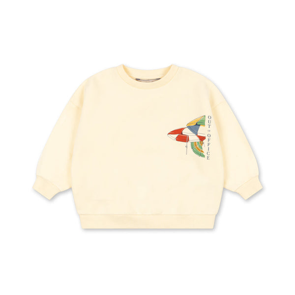 Lou Cotton Our of Office Print Sweatshirt (Rutabaga)
