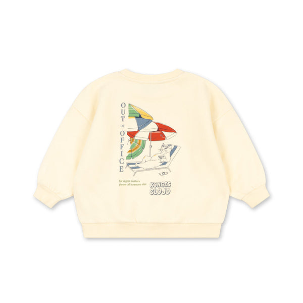 Lou Cotton Our of Office Print Sweatshirt (Rutabaga)