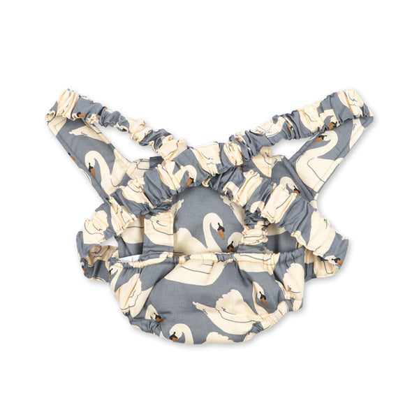 Swan Print Quilted Dolls Sling Carrier