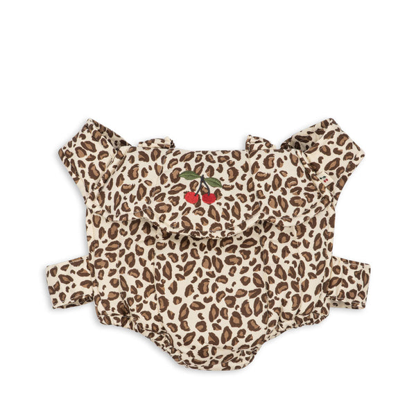 Leo Print Quilted Dolls Sling Carrier