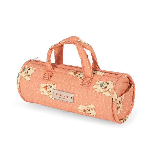 Kitty Print Mini Quilted Dolls Foldable Travel Bed (Ciao Miao)