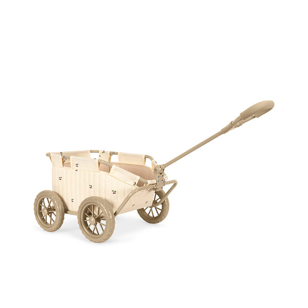 Cherry Print Kids Cart Stroller Wagon