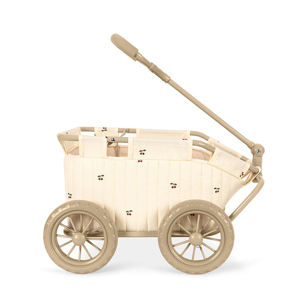 Cherry Print Kids Cart Stroller Wagon