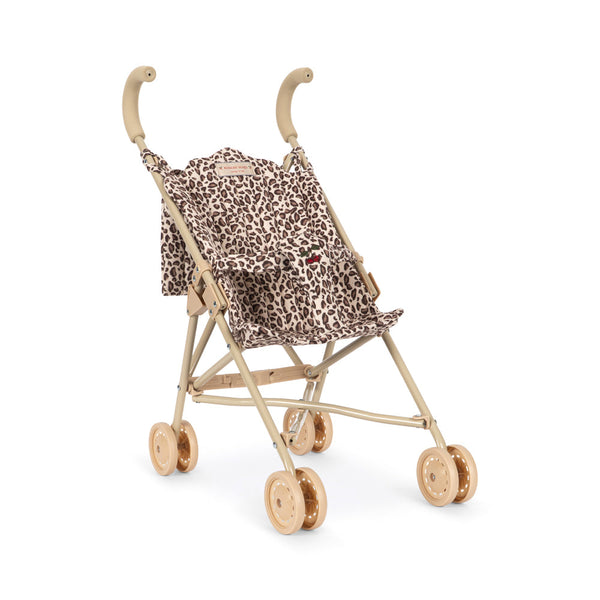 Leo Print Quilted Dolls Stroller
