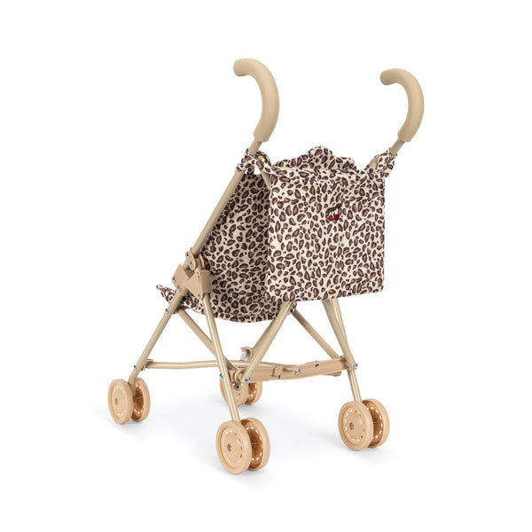 Leo Print Quilted Dolls Stroller