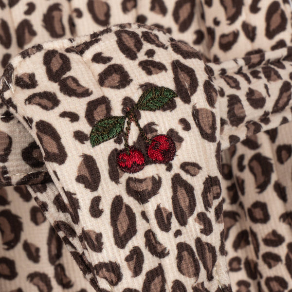 Leo Print Quilted Dolls Stroller