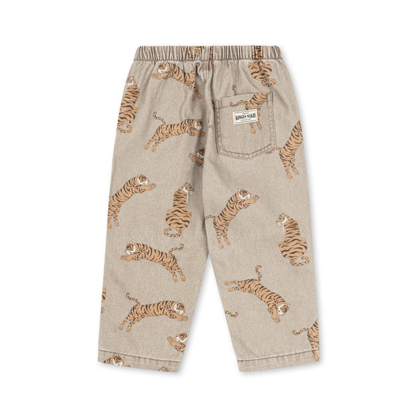 Magot Tiger Print Cotton Pants