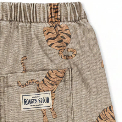 Magot Tiger Print Cotton Pants