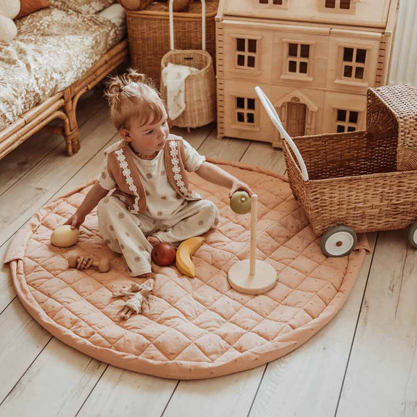Noomad Soft 3 in 1 Playmat, Toy Storage Bag + Changing Bag (Fleuri)