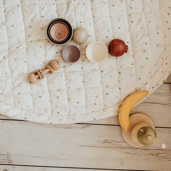 Noomad Soft 3 in 1 Playmat, Toy Storage Bag + Changing Bag (Moon)