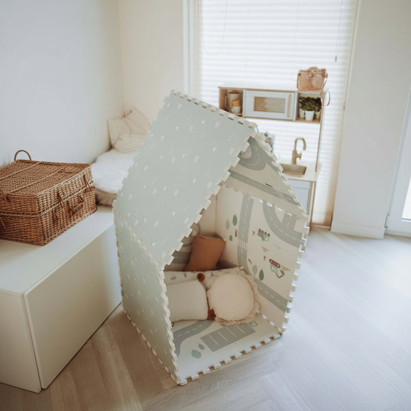 Tiloo Road Map Puzzle Piece Foam Playmat