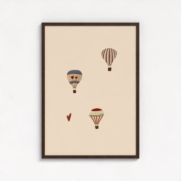 Three Balloons Art Print