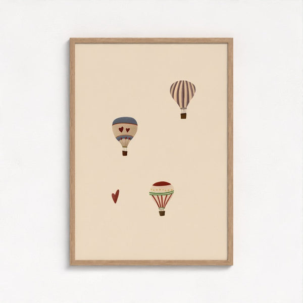 Three Balloons Art Print