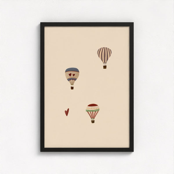 Three Balloons Art Print