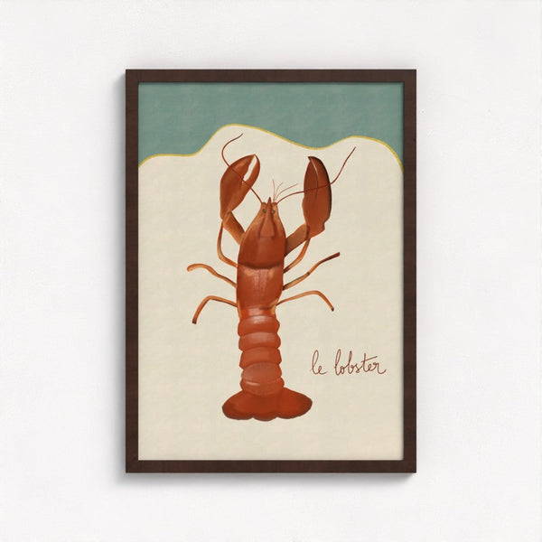 Le Lobster Art Print