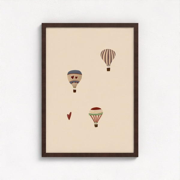 Three Balloons Art Print