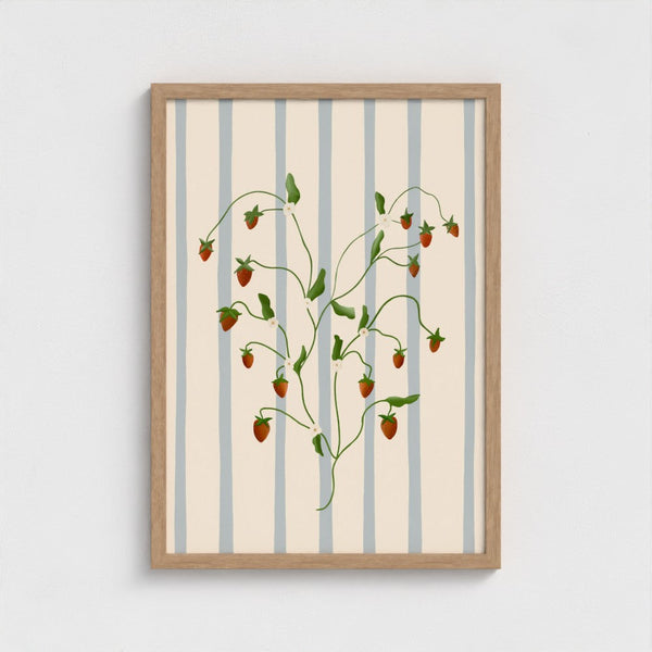Strawberry Vine Art Print