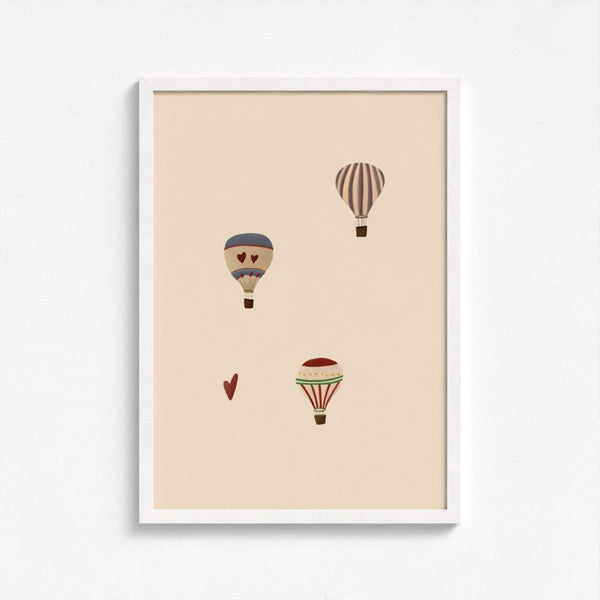 Three Balloons Art Print