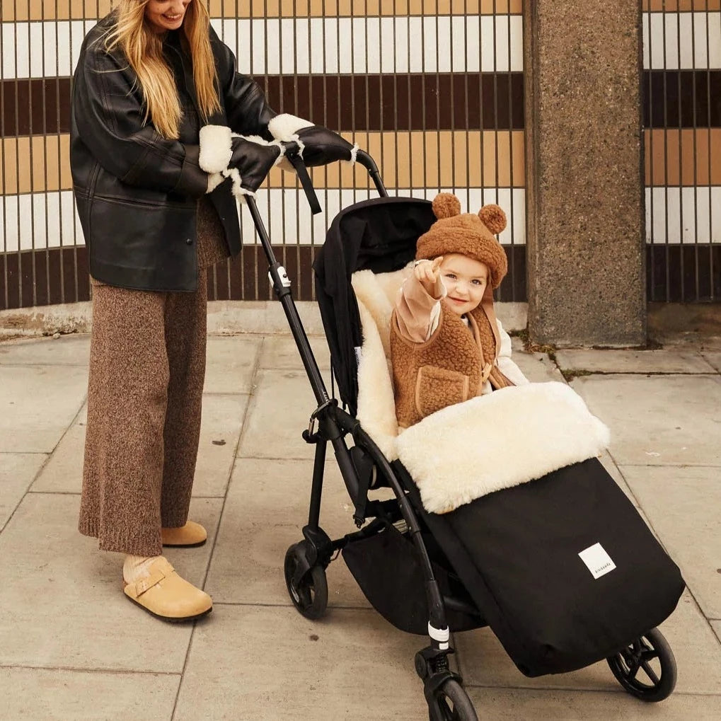 Baby girl buggy with footmuff on sale