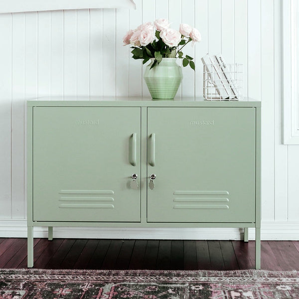 The Lowdown Double Door Locker Cabinet (Sage)