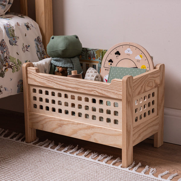 Open Top Toy Box (Solid Ash)