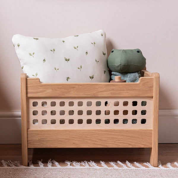 Open Top Toy Box (Solid Oak)