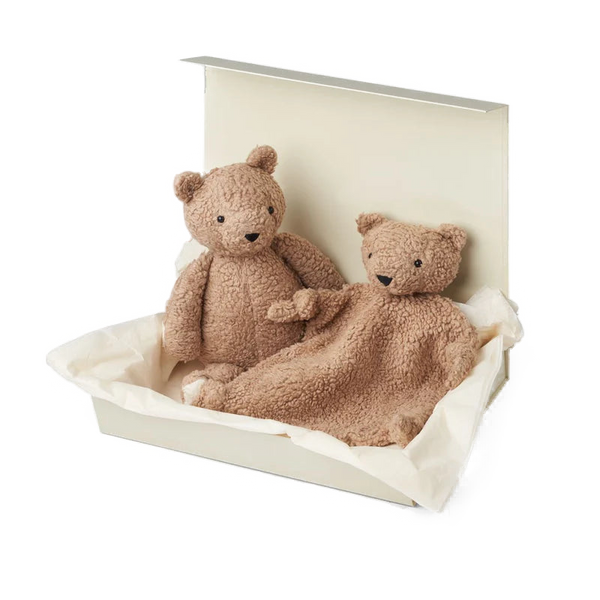 Ted Baby Comforter and Soft Toy Gift Set (Beige Bear)