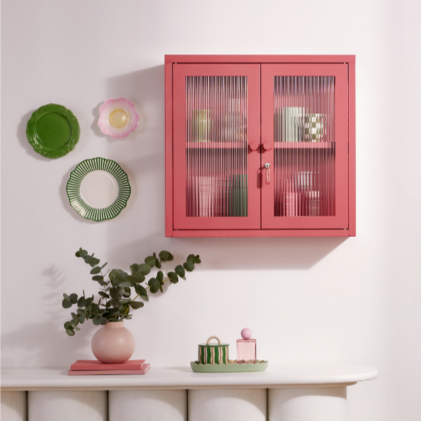 The Kit Mustard Made Wall Shelves Cabinet (Berry)