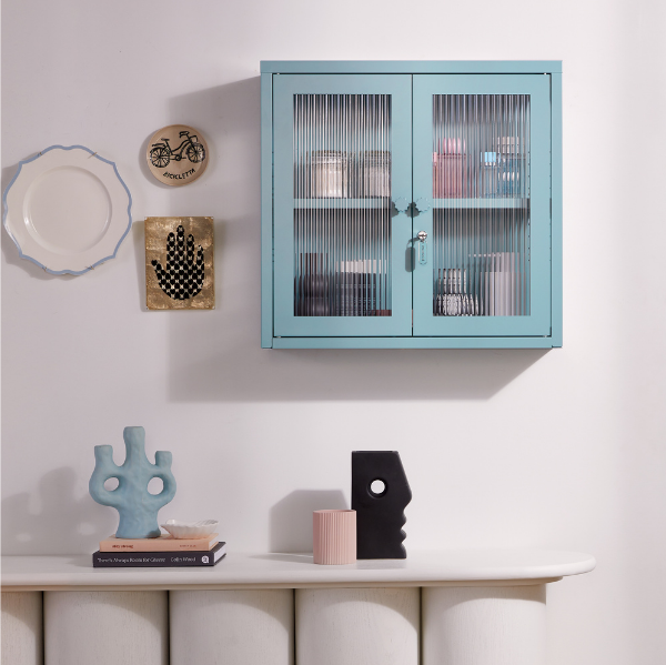 The Kit Mustard Made Wall Shelves Cabinet (Ocean)