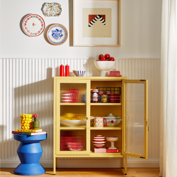 The Mixer Mustard Made Cabinet (Butter)