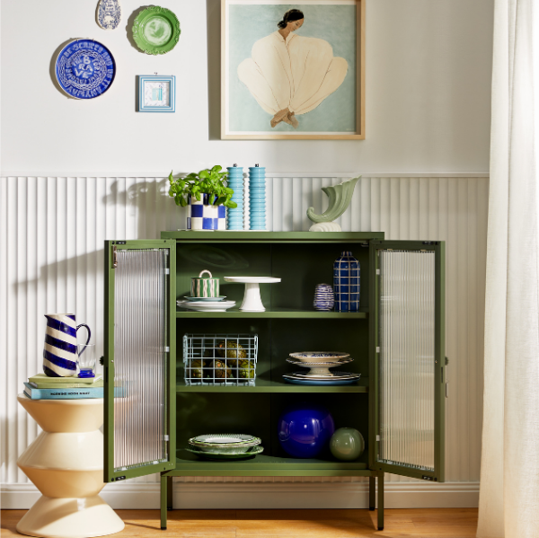 The Mixer Mustard Made Cabinet (Olive)