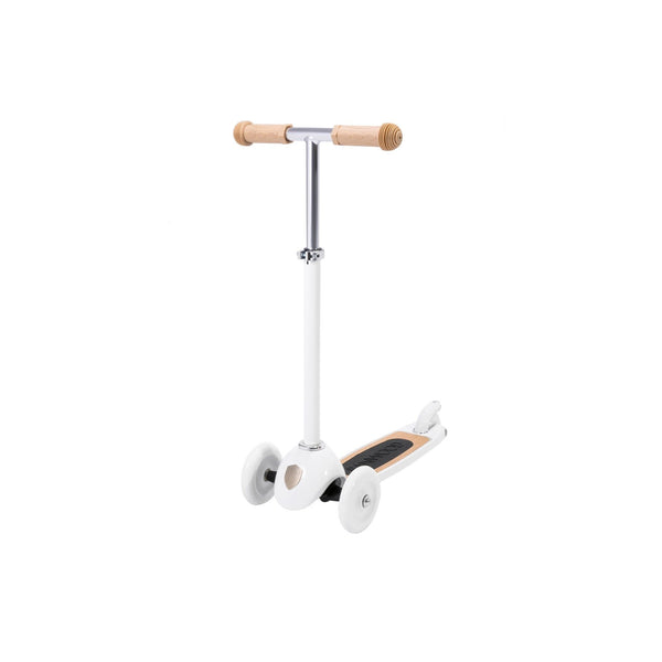 Banwood Kids 3 Wheel Scooter with Basket (White)