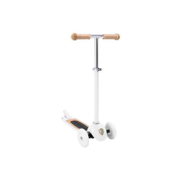 Banwood Kids 3 Wheel Scooter with Basket (White)
