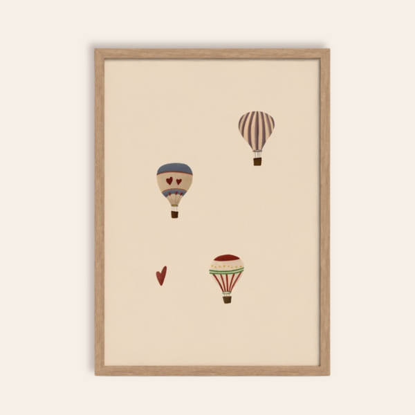Three Balloons Art Print
