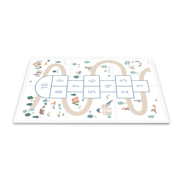 Tiloo Hopscotch Puzzle Piece Foam Playmat