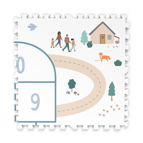 Tiloo Hopscotch Puzzle Piece Foam Playmat
