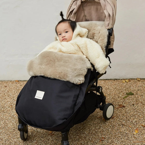 Sheepskin Universal Fixed Harness Buggy Puffmuff (Toast)