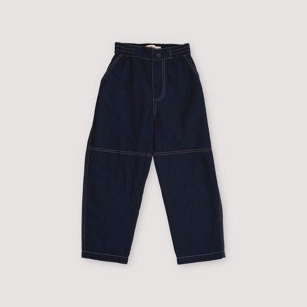 Corinto Seersucker Trousers (Navy)
