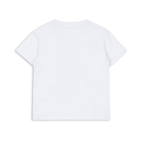 Famo Cotton Print Tee (Optic White)