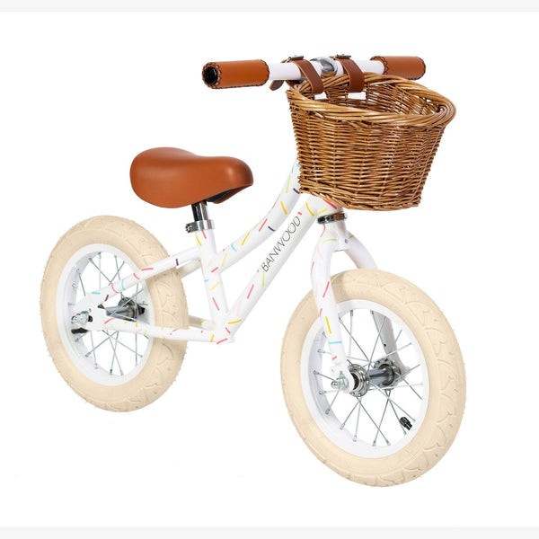 Banwood X Marest First Go! Balance Bike (White Sprinkle)