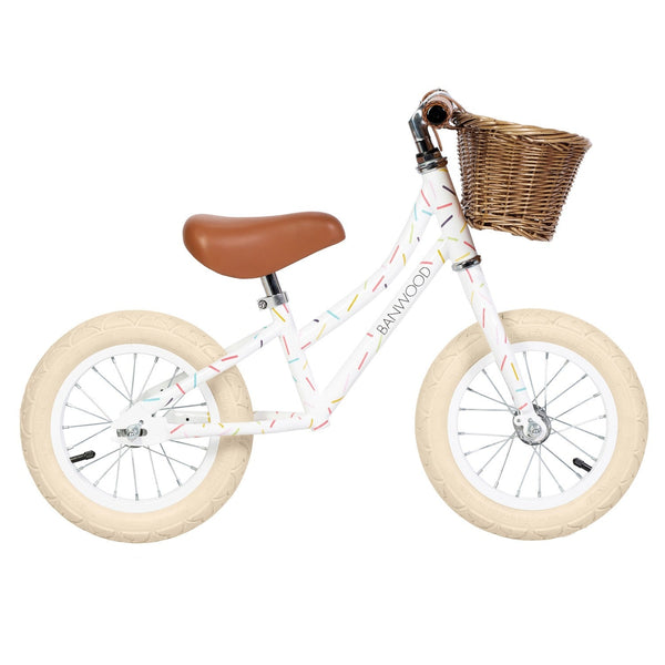 Banwood X Marest First Go! Balance Bike (White Sprinkle)