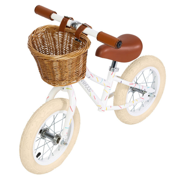 Banwood X Marest First Go! Balance Bike (White Sprinkle)