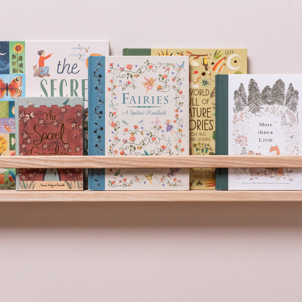 The Signature Floating Bookshelf (Solid Ash)