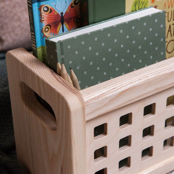 The Midi Caddy Countertop Storage Box (Solid Ash)