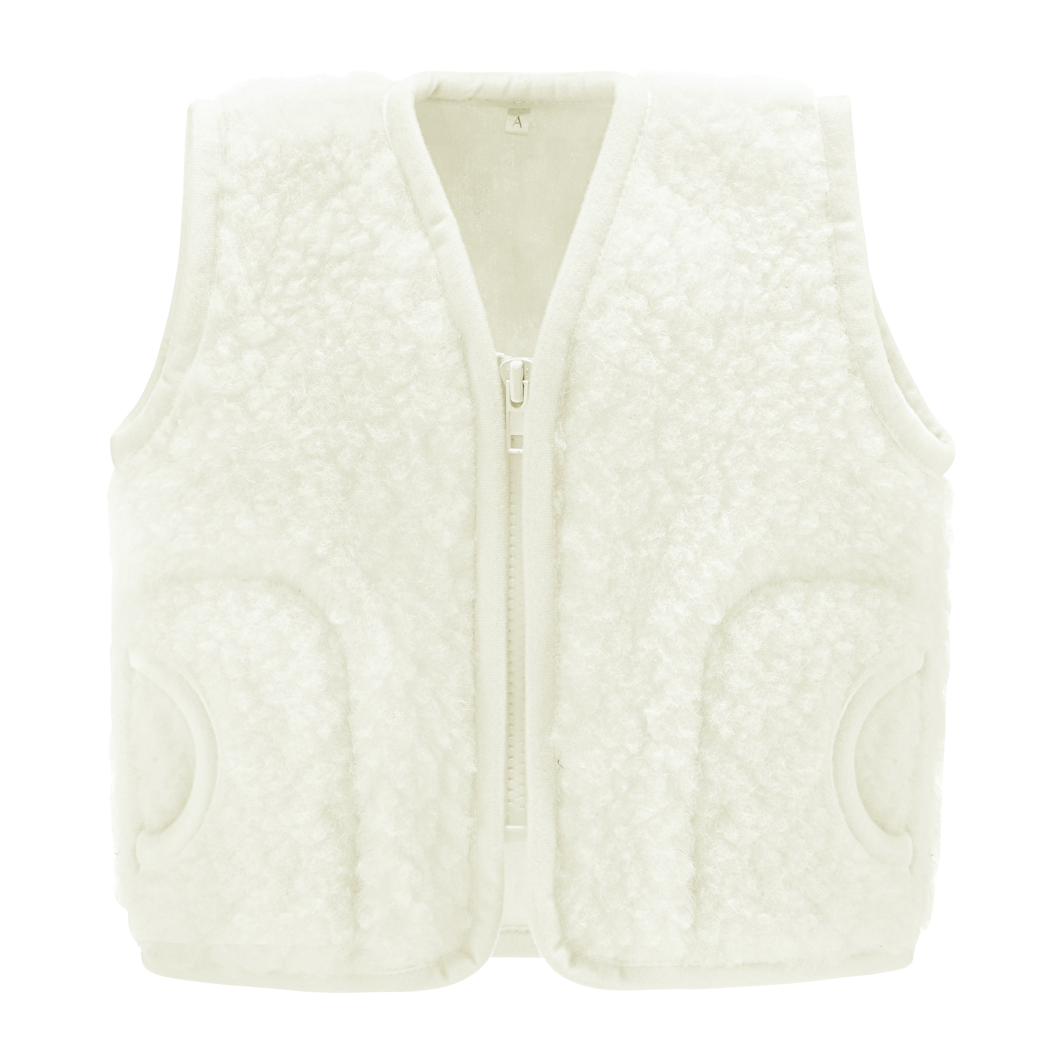 Popular Milk Wool Gilet