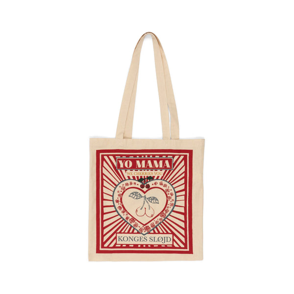 Mama Print Canvas Tote Bag