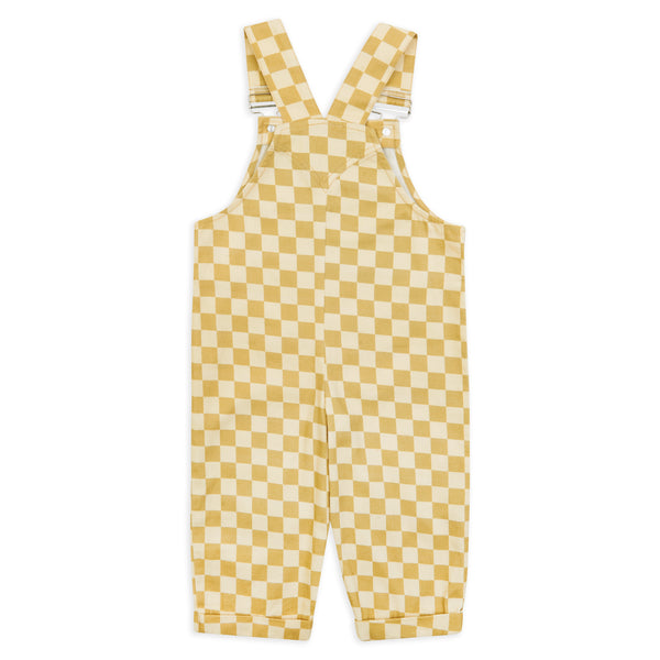 Checkerboard 90s Dungarees (Ochre)
