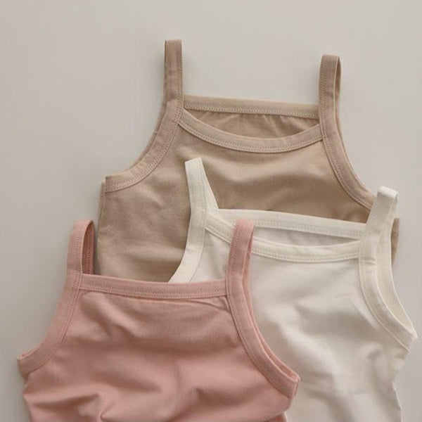 Yara Girls Underwear Vest and Knicker Set (Ivory)