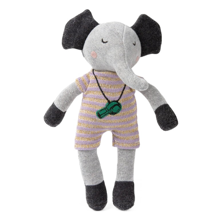 Childrens Elliot the Elephant Plush Toy Bon Ton Toys